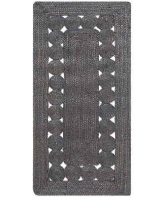 Χαλί γιούτα 1766 (60cm x 130cm) dark grey Χαλί γιούτα 1766 (60cm x 130cm) dark grey
