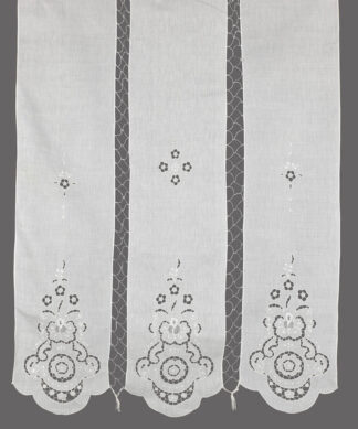 Κουρτίνα 177 (140cm x 260cm) λευκή με τούνελ