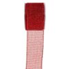 Κορδέλα Grid Glitter 6,7cm×9m Κόκκινο