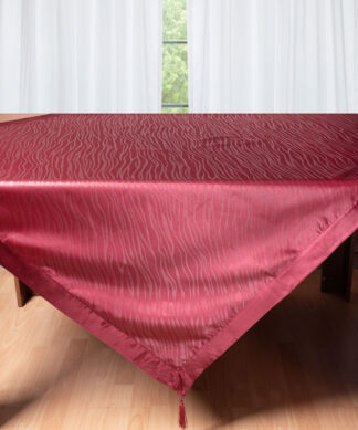 Σατέν τραπεζοκαρέ 2009 (130cm x 130cm) μπορντώ Σατέν τραπεζοκαρέ 2009 (130cm x 130cm) μπορντώ