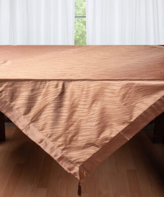 Σατέν τραπεζομάντηλο 2009 (160cm x 220cm) καφέ