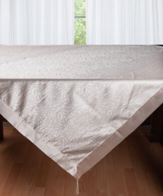 Σατέν τραπεζομάντηλο 2009 λουλούδι (160cm x 220cm) σομών