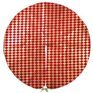 Ποδιά Δέντρου Arlecchino 120cm Κόκκινο-Χρυσό