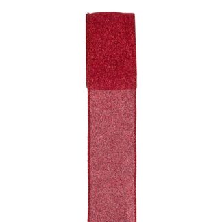Κορδέλα Glitter 6,3εκ×10μέτρα Κόκκινη Κορδέλα Glitter 6,3εκ×10μέτρα Κόκκινη