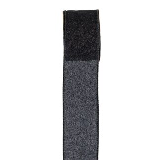 Κορδέλα Glitter 6,3εκ×10μέτρα Μαύρη Κορδέλα Glitter 6,3εκ×10μέτρα Μαύρη