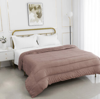 Κουβερτοπάπλωμα damask (170cm x 220cm) syklamen Κουβερτοπάπλωμα damask (170cm x 220cm) syklamen