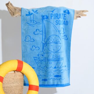 Παιδική Πετσέτα Θαλάσσης Pirate Squad Μπλε (70×120) Παιδική Πετσέτα Θαλάσσης Pirate Squad Μπλε (70×120)