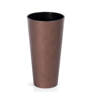 Tubus Slim Corten Steel Πλαστικό Κασπώ 30×30×57εκ