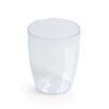 Coubi Orchid Διάφανο Πλαστικό Κασπώ Φ13×16εκ (4 τμχ)