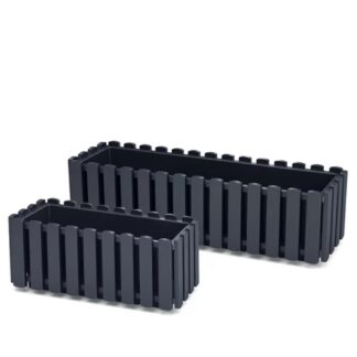 Boardee Fencycase Anthracite Πλαστική Ζαρντινιέρα 58×18×17εκ