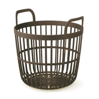 Zoe Basket Eco Wood Καφέ Πλαστικό Καλάθι Φ40×37εκ Zoe Basket Eco Wood Καφέ Πλαστικό Καλάθι Φ40×37εκ