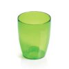 Coubi Orchid Διάφανο Πράσινο Πλαστικό Κασπώ Φ13×16εκ (4 τμχ)