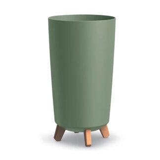 Gracia Tubus Slim Earthy Green Πλαστικό Κασπώ Φ24×45εκ Gracia Tubus Slim Earthy Green Πλαστικό Κασπώ Φ24×45εκ