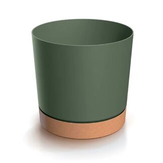 Tubo Pm Λαδί Πλαστικό Κασπώ Φ10.5×11εκ (4 τμχ)