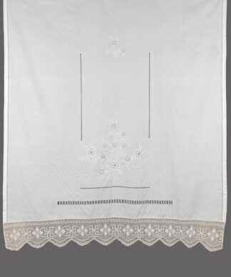 Κουρτίνα 4878A (150cm x 180cm) λευκό με τούνελ