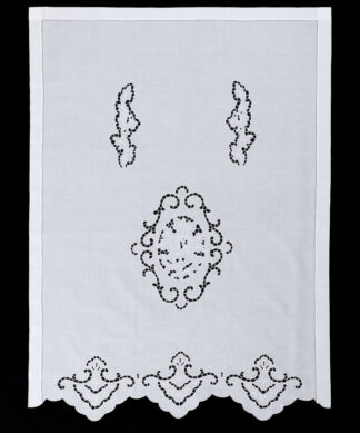 Κουρτίνα 499 (200cm x 300cm) λευκή με τούνελ