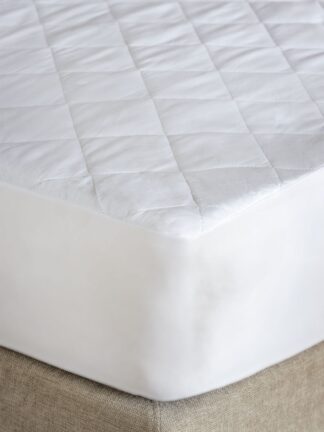 Κάλυμμα King Size White Comfort 180×200+35 Quilted-Waterproof