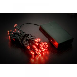 40 LED Μπαταρίας Πράσινο Κόκκινο Σταθερό 2μέτρα