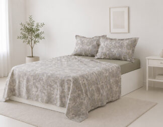 Σετ σεντόνια βαμβακερά 200TC (160cm x 200cm + 35cm) nobilis Σετ σεντόνια βαμβακερά 200TC (160cm x 200cm + 35cm) nobilis