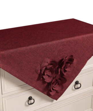 Τραπεζοκαρέ 558 (130cm x 130cm) μπορντώ Τραπεζοκαρέ 558 (130cm x 130cm) μπορντώ