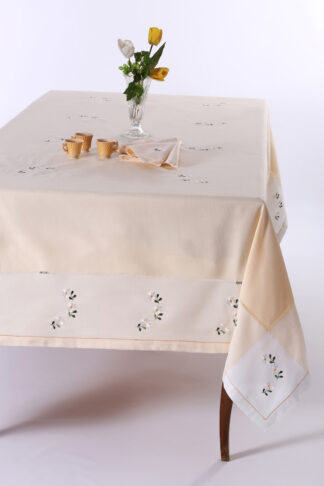 Τραπεζομάντηλο 589b (170cm x 270cm) κίτρινο Τραπεζομάντηλο 589b (170cm x 270cm) κίτρινο