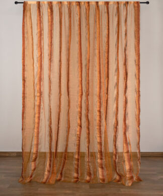 Κουρτίνα 6103 (280cm x 300cm) με τρέσα καφέ Κουρτίνα 6103 (280cm x 300cm) με τρέσα καφέ