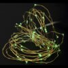 100 Microled Χρυσό Πράσινο 8 Προγράμματα 5μέτρα Εσωτερικού Και Εξωτερικού Χώρου