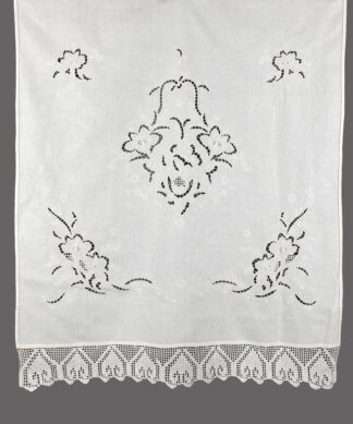 Κουρτίνα 662 (120cm x 250cm) λευκό με τούνελ Κουρτίνα 662 (120cm x 250cm) λευκό με τούνελ