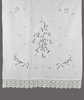 Κουρτίνα 664 (120cm x 250cm) λευκό με τούνελ Κουρτίνα 664 (120cm x 250cm) λευκό με τούνελ