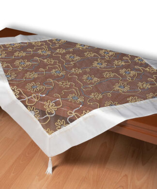 Τούλινο τραπεζοκαρέ 7180 (130cm x 130cm) λευκό Τούλινο τραπεζοκαρέ 7180 (130cm x 130cm) λευκό