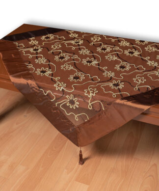 Τούλινο καρέ 7180 (85cm x 85cm) καφέ Τούλινο καρέ 7180 (85cm x 85cm) καφέ