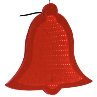 Καμπάνα 3D LED 30εκ Κόκκινο Ρεύματος Καμπάνα 3D LED 30εκ Κόκκινο Ρεύματος