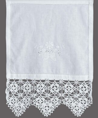 Κουρτίνα 6748 (70cm x 120cm) λευκό με τούνελ Κουρτίνα 6748 (70cm x 120cm) λευκό με τούνελ