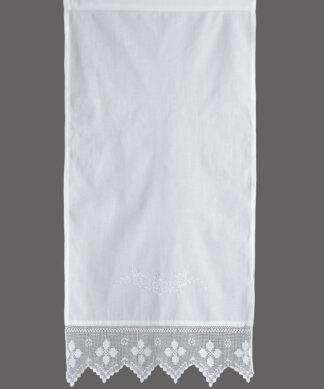 Κουρτίνα 6752 (200cm x 50cm) λευκό με τούνελ Κουρτίνα 6752 (200cm x 50cm) λευκό με τούνελ