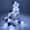 Λαμπάκι Κήπου Λευκό Με 25 LED Λάμπες 10μέτρα