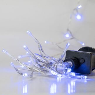 100 LED Διάφανο Μπλε 8 Προγράμματα 5μέτρα Εσωτερικού Και Εξωτερικού Χώρου 5mm 100 LED Διάφανο Μπλε 8 Προγράμματα 5μέτρα Εσωτερικού Και Εξωτερικού Χώρου 5mm