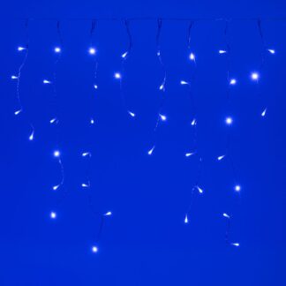 300 LED Σταλακτίτης Διάφανο Μπλε 8 Προγράμματα 6Μ×70εκ Εσωτερικού Και Εξωτερικού Χώρου 5mm
