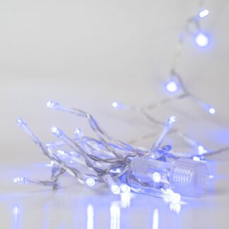 200 LED Διάφανο Μπλε Επεκτεινόμενο Σταθερό 10μέτρα Εσωτερικού Και Εξωτερικού Χώρου 5mm
