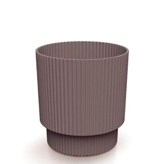 Milly Round Marsala Πλαστικό Κασπώ Φ19×21εκ (2 τμχ)