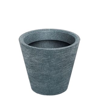 Tubra Round Granite Πλαστικό Κασπώ Φ38×34εκ
