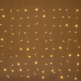 200 LED Κουρτίνα Διάφανο Ζεστό Επεκτεινόμενη Σταθερή 2×1μέτρα Εσωτερικού Και Εξωτερικού Χώρου