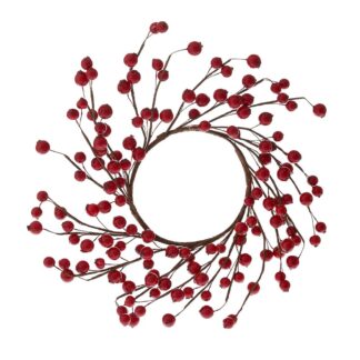 Στεφάνι Με Κόκκινα Berries 30εκ Στεφάνι Με Κόκκινα Berries 30εκ