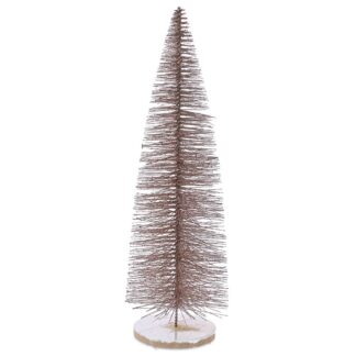 Rose Gold Δεντράκι Με Γκλίτερ Σε Βάση 19×60εκ