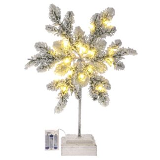 Φωτιζόμενη Νιφάδα 40×12×52εκ Σε Βάση Με 20LED 3AA Φωτιζόμενη Νιφάδα 40×12×52εκ Σε Βάση Με 20LED 3AA
