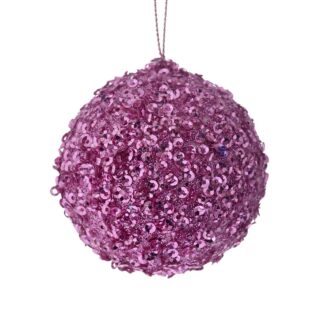 Ροζ Glitter Foam Μπάλα 6εκ Ροζ Glitter Foam Μπάλα 6εκ