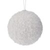 Λευκή Glitter Foam Μπάλα 8εκ Λευκή Glitter Foam Μπάλα 8εκ