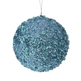 Γαλάζια Glitter Foam Μπάλα 8εκ Γαλάζια Glitter Foam Μπάλα 8εκ