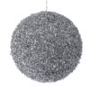 Ασημί Glitter Foam Μπάλα 12εκ Ασημί Glitter Foam Μπάλα 12εκ