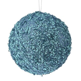 Γαλάζια Glitter Foam Μπάλα 12εκ