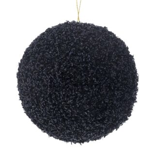 Μαύρη Glitter Foam Μπάλα 12εκ Μαύρη Glitter Foam Μπάλα 12εκ